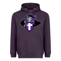 Plum holy cross crusaders Heavyweight Hoodie - linhVisuals