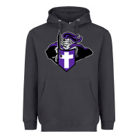 Smoke holy cross crusaders Heavyweight Hoodie - linhVisuals