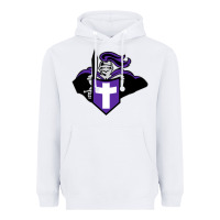 White holy cross crusaders Heavyweight Hoodie - linhVisuals
