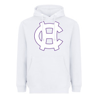 White holy cross crusaders Heavyweight Hoodie - linhVisuals