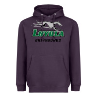 Plum loyola (md) greyhounds Heavyweight Hoodie - linhVisuals