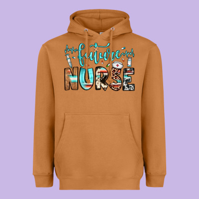 Future Nurse Heavyweight Hoodie Designed By Jahusdesignshop