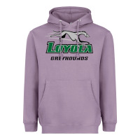 Lavender loyola (md) greyhounds Heavyweight Hoodie - linhVisuals