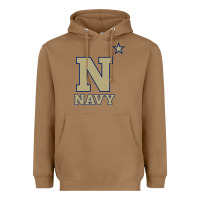 Toasted Coconut navy midshipmen Heavyweight Hoodie - linhVisuals