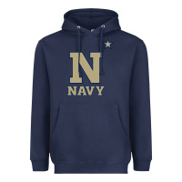 Navy navy midshipmen Heavyweight Hoodie - linhVisuals