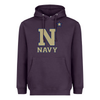 Plum navy midshipmen Heavyweight Hoodie - linhVisuals