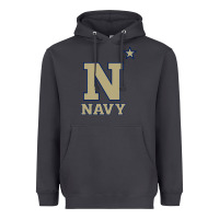 Smoke navy midshipmen Heavyweight Hoodie - linhVisuals