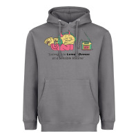 Storm listening to lemon demon Heavyweight Hoodie - linhVisuals
