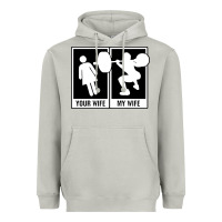 Moon Dust your wife my wife weightlifting Heavyweight Hoodie - linhVisuals