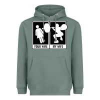 Sage your wife my wife weightlifting Heavyweight Hoodie - linhVisuals