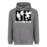 Storm your wife my wife weightlifting Heavyweight Hoodie - linhVisuals