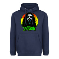 Navy rob zombie 02 Heavyweight Hoodie - linhVisuals