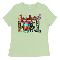 Matcha teacher fuel Ladies Tee - OliviaCreatesArt