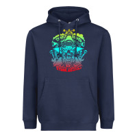 Navy george clinton and parliament funkadelic müsïc Heavyweight Hoodie - linhVisuals
