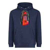 Navy george clinton and parliament funkadelic müsïc Heavyweight Hoodie - linhVisuals