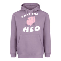 Lavender what the heo Heavyweight Hoodie - linhVisuals