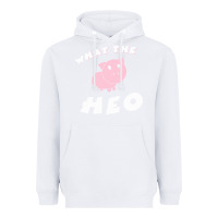 White what the heo Heavyweight Hoodie - linhVisuals