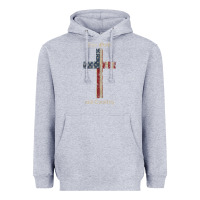 Heather Grey for god and country cross american flag faith us patriotic tank top Heavyweight Hoodie - linhVisuals
