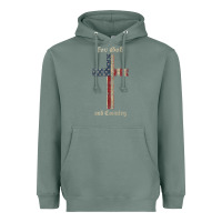 Sage for god and country cross american flag faith us patriotic tank top Heavyweight Hoodie - linhVisuals
