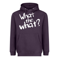 Plum what the what Heavyweight Hoodie - linhVisuals