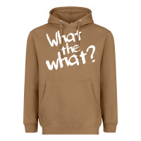 Toasted Coconut what the what Heavyweight Hoodie - linhVisuals