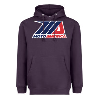 Plum moto america Heavyweight Hoodie - linhVisuals
