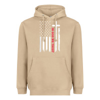 Mushroom in god we trust with patriotic vintage american flag t shirt Heavyweight Hoodie - linhVisuals