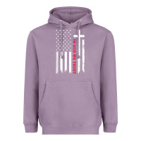 Lavender in god we trust with patriotic vintage american flag t shirt Heavyweight Hoodie - linhVisuals