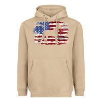 Mushroom great dane vintage american flag t shirt Heavyweight Hoodie - linhVisuals