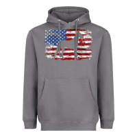 Storm great dane vintage american flag t shirt Heavyweight Hoodie - linhVisuals