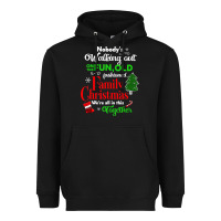 Black family christmas vacation pajamas Heavyweight Hoodie - linhVisuals