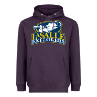 Plum la salle Heavyweight Hoodie - linhVisuals