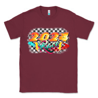 Burgundy Race 2024 Classic Tee - CowGirlArtShop