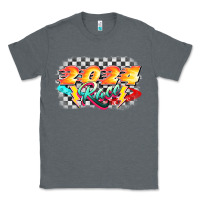 Charcoal Heather Race 2024 Classic Tee - CowGirlArtShop