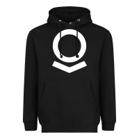 Black Palantir Heavyweight Hoodie - linhVisuals