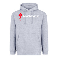 Heather Grey Specialized Bikes Bicycle Heavyweight Hoodie - linhVisuals