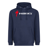 Navy Specialized Bikes Bicycle Heavyweight Hoodie - linhVisuals