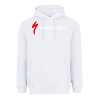 White Specialized Bikes Bicycle Heavyweight Hoodie - linhVisuals
