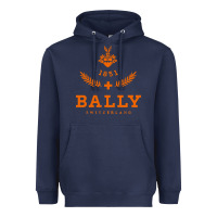 Navy bally Heavyweight Hoodie - linhVisuals