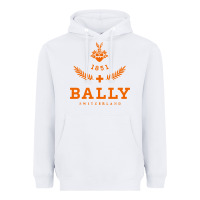 White bally Heavyweight Hoodie - linhVisuals
