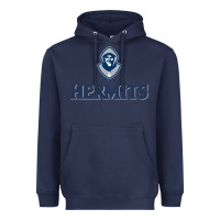 Navy st  augustine preparatory schoo Heavyweight Hoodie - linhVisuals