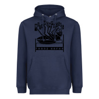 Navy kafka metamorphosis Heavyweight Hoodie - linhVisuals