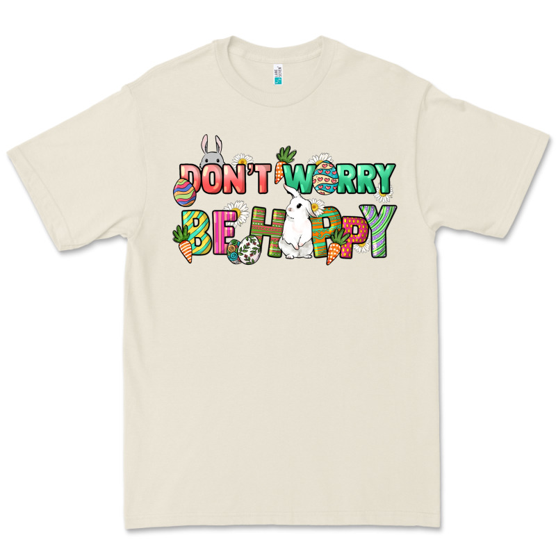 Don't Worry Be Hoppy Easter Day Premium Tee by HowdyJamesFarm | Teevron