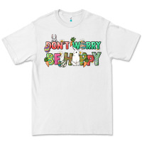White Don't worry be hoppy Easter Day Premium Tee - HowdyJamesFarm