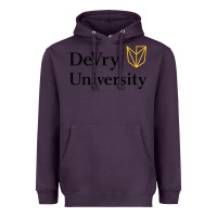 Plum devry advantage academy vectorized Heavyweight Hoodie - linhVisuals
