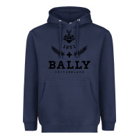 Navy bally Heavyweight Hoodie - linhVisuals