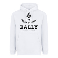 White bally Heavyweight Hoodie - linhVisuals