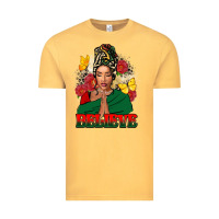 Vintage Mustard believe black woman Vintage Tee - FaDigitalArtStudio