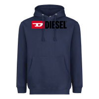 Navy Diesel Heavyweight Hoodie - linhVisuals