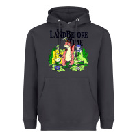 Smoke land before time pastel dinosaur friends Heavyweight Hoodie - linhVisuals